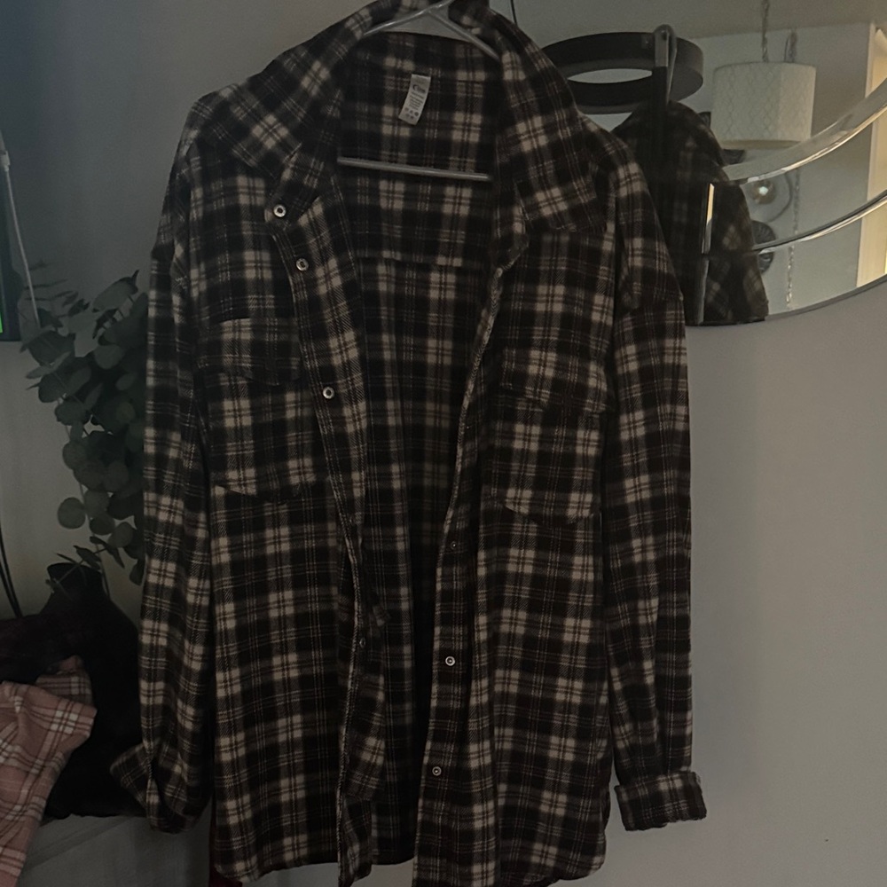 ZYIA Plaid Shacket XXXL